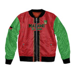 Custom Afro Malawi Football Bomber Jacket Go Champions - African Pattern
