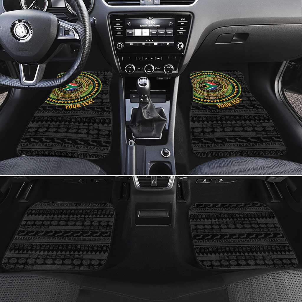 Personalised South Africa African Tribal Pattern Car Mats Chest Arm Tattoo