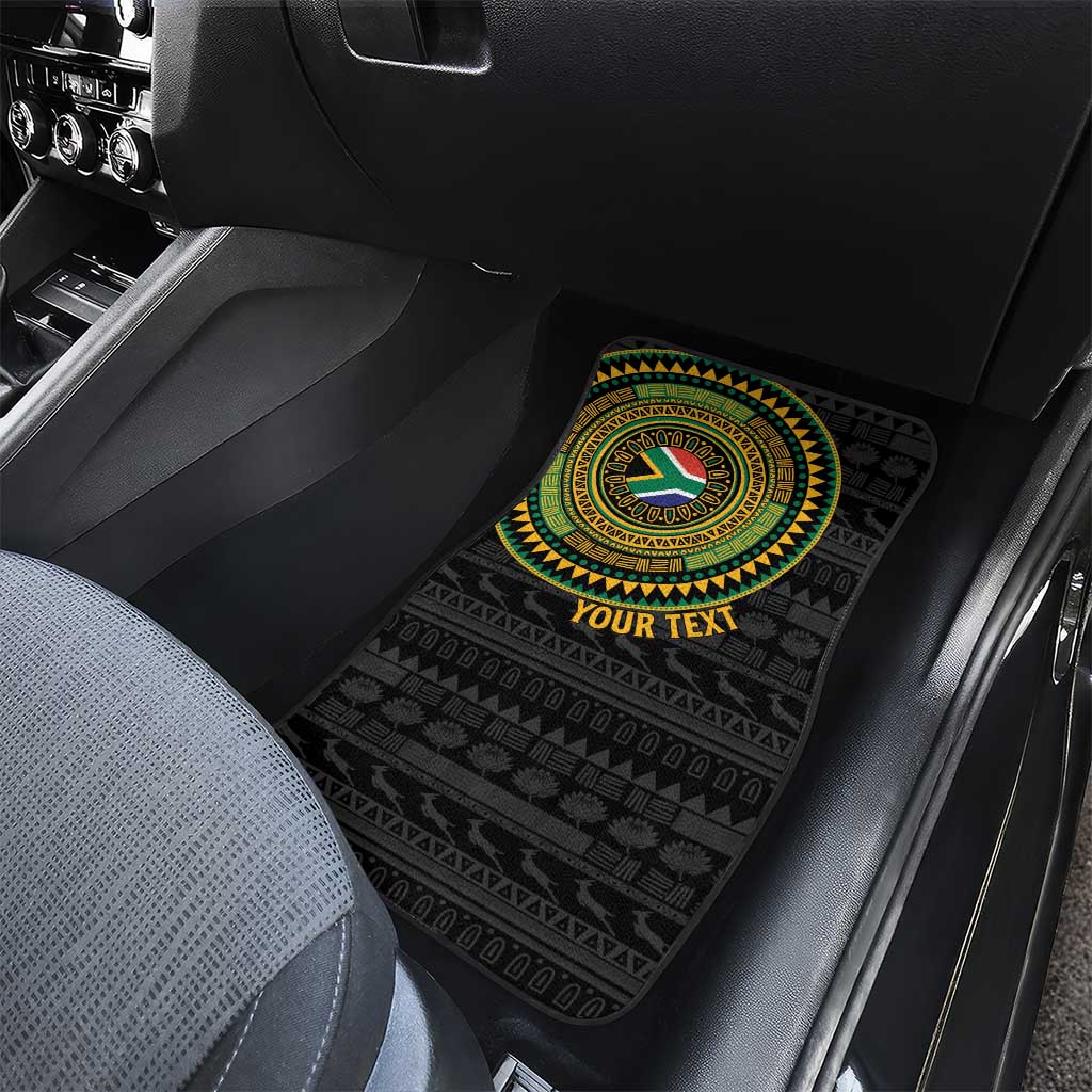 Personalised South Africa African Tribal Pattern Car Mats Chest Arm Tattoo
