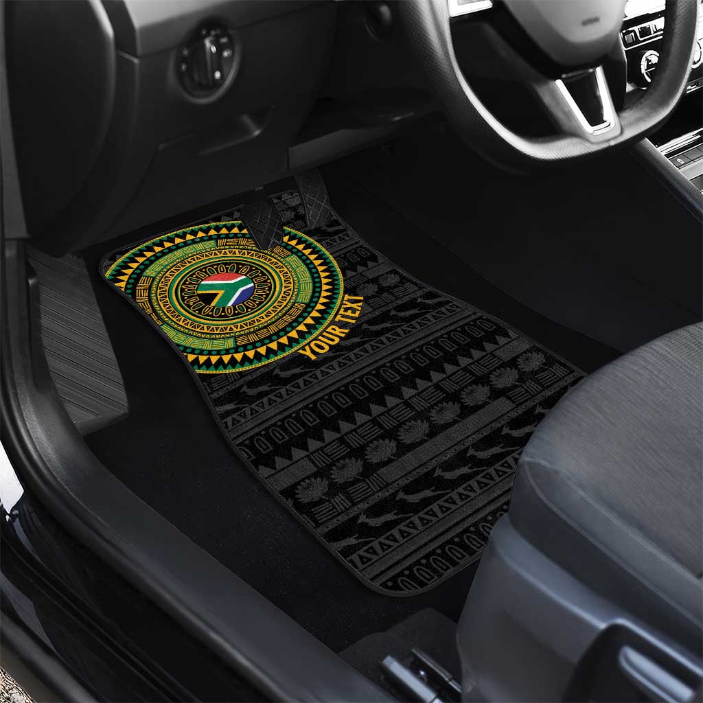 Personalised South Africa African Tribal Pattern Car Mats Chest Arm Tattoo