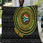 Personalised South Africa African Tribal Pattern Quilt Chest Arm Tattoo