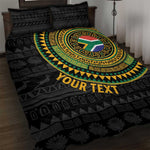 Personalised South Africa African Tribal Pattern Quilt Bed Set Chest Arm Tattoo
