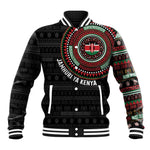 Personalised Kenya African Tribal Pattern Baseball Jacket Chest Arm Tattoo
