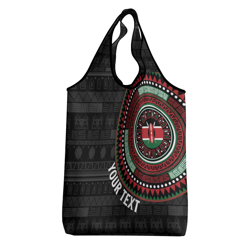 Personalised Kenya African Tribal Pattern Grocery Bag Chest Arm Tattoo