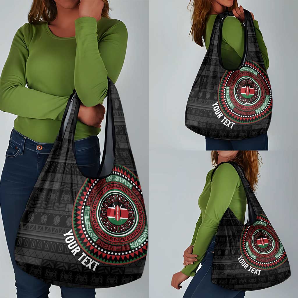 Personalised Kenya African Tribal Pattern Grocery Bag Chest Arm Tattoo