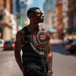 Personalised Kenya African Tribal Pattern Men Tank Top Chest Arm Tattoo