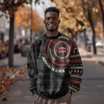 Personalised Kenya African Tribal Pattern Sweatshirt Chest Arm Tattoo