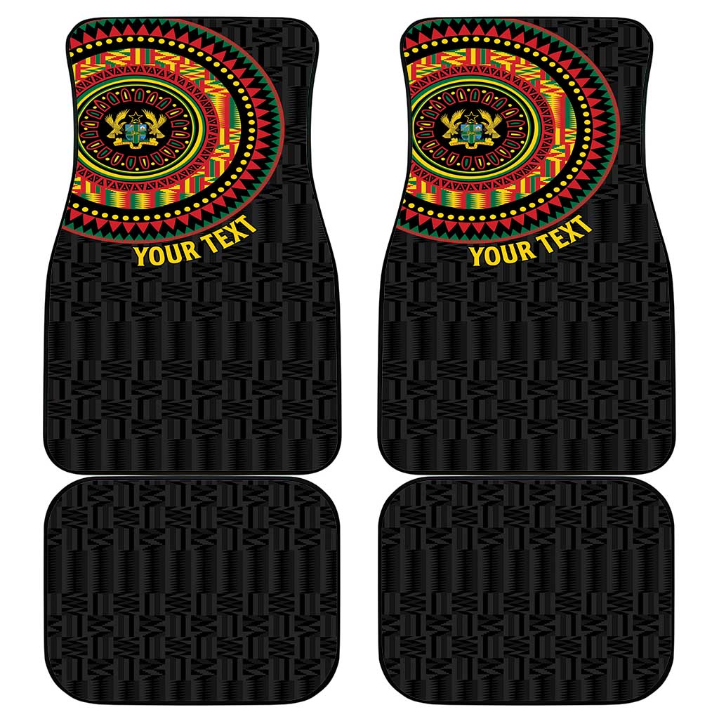 Personalised Ghana African Tribal Mix Kente Patterns Car Mats Chest Arm Tattoo