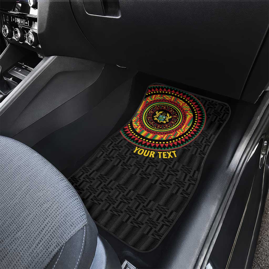 Personalised Ghana African Tribal Mix Kente Patterns Car Mats Chest Arm Tattoo