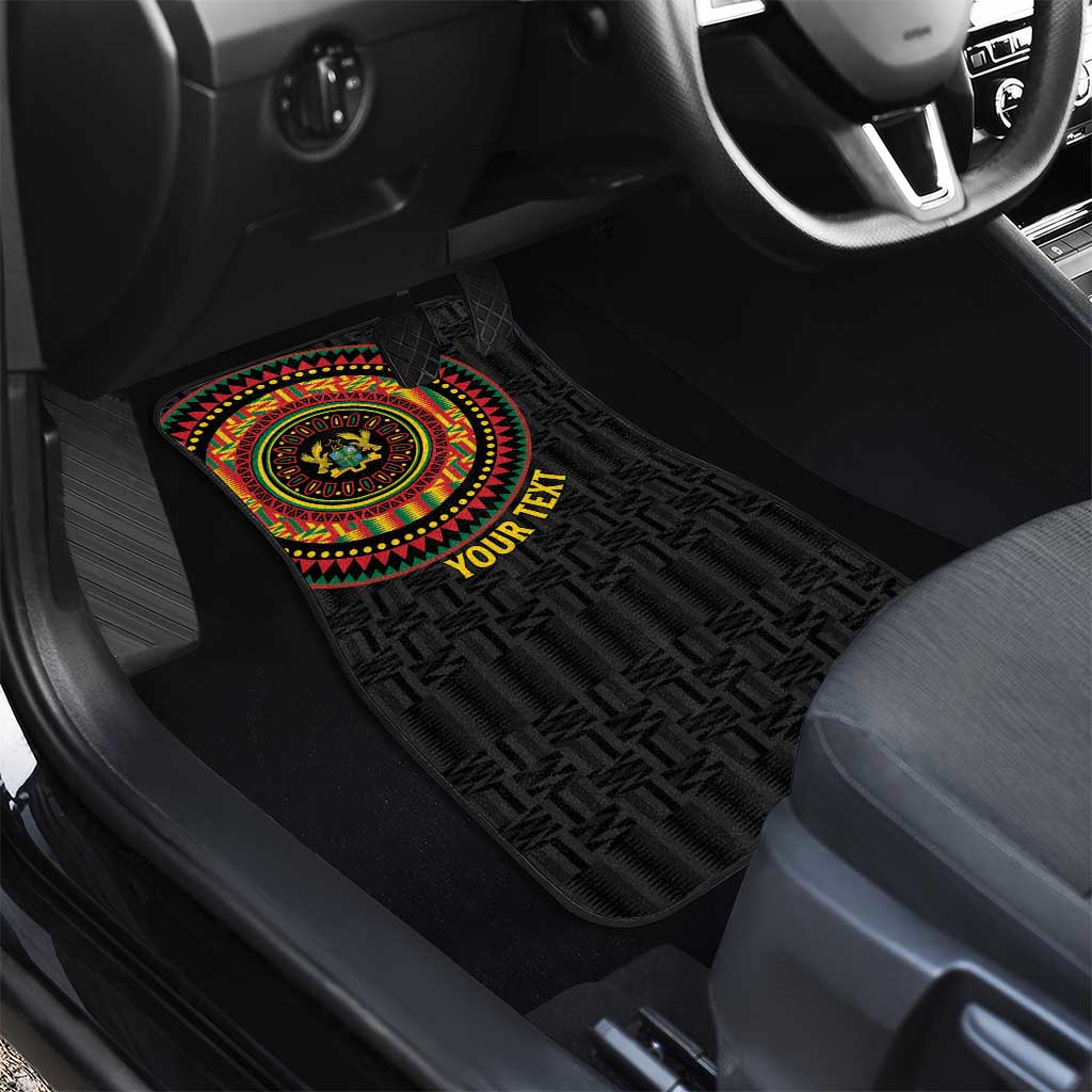 Personalised Ghana African Tribal Mix Kente Patterns Car Mats Chest Arm Tattoo