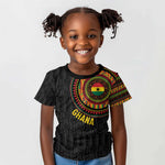Personalised Ghana African Tribal Mix Kente Patterns Kid T shirt Chest Arm Tattoo