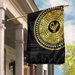 African Adinkra Garden Flag Sankofa Bird - Gold Version - Chest Arm Tattoo