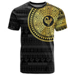 African Adinkra T shirt Sankofa Bird - Gold Version - Chest Arm Tattoo