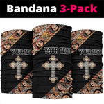 Personalized Ethiopia Neck Gaiter Ethiopian Orthodox Church Angel Black Color LT15