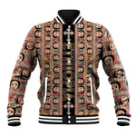 Personalized Ethiopia Baseball Jacket Ethiopian Tewahedo Angel Orthodox Black Color