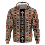 Personalized Ethiopia Hoodie Ethiopian Tewahedo Angel Orthodox Black Color