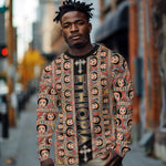 Personalized Ethiopia Long Sleeve Shirt Ethiopian Tewahedo Angel Orthodox Black Color