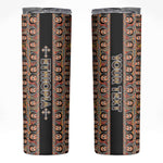 Personalized Ethiopia Skinny Tumbler Ethiopian Tewahedo Angel Orthodox Black Color