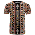 Personalized Ethiopia T shirt Ethiopian Tewahedo Angel Orthodox Black Color