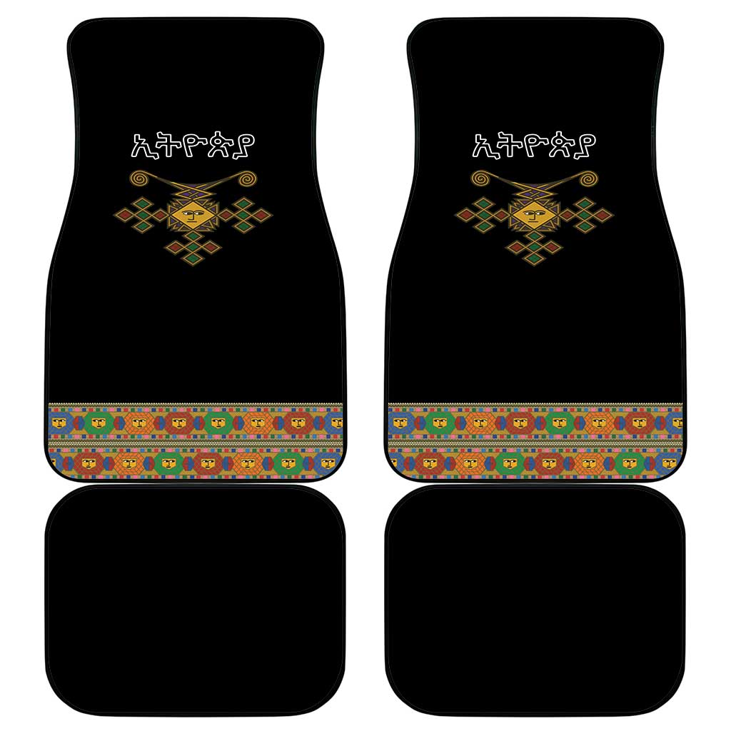 Ethiopia Saba Kemis Habesha Style Car Mats Black Color