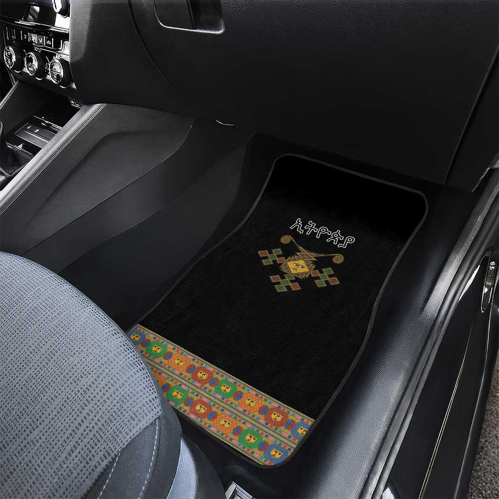 Ethiopia Saba Kemis Habesha Style Car Mats Black Color