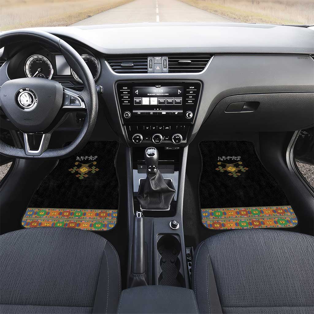 Ethiopia Saba Kemis Habesha Style Car Mats Black Color