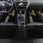 Ethiopia Saba Kemis Car Mats Lion Of Judah Black Color