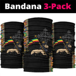 Ethiopia Saba Kemis Neck Gaiter Lion Of Judah Black Color LT15
