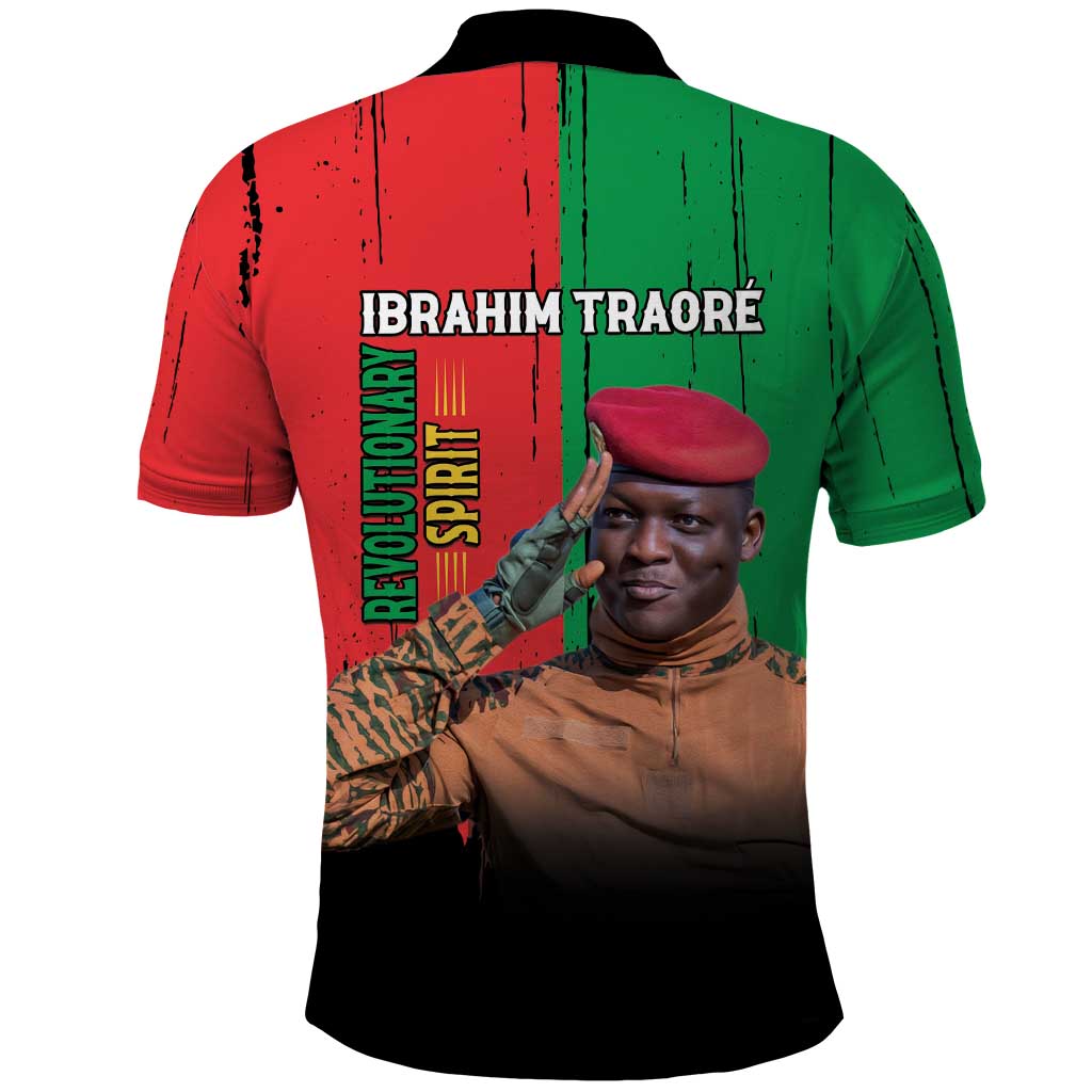 Faso Rises Our Soil Our Rules Polo Shirt Ibrahim Traore Revolutionary Spirit