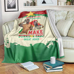 Ibrahim Traore Thomas Sankara Blanket Make Burkina Faso Great Again