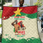 Ibrahim Traore Thomas Sankara Quilt Make Burkina Faso Great Again