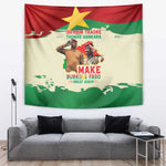 Ibrahim Traore Thomas Sankara Tapestry Make Burkina Faso Great Again