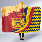 Afro Chad Hooded Blanket Happy 65th of Independence