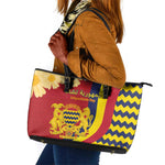 Afro Chad Leather Tote Bag Happy 65th of Independence