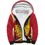 Personalised Afro Chad Sherpa Hoodie Happy 65th of Independence