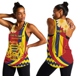 Personalised Afro Chad Women Racerback Tank Happy 65th of Independence
