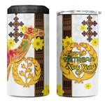 Melkam Enkutatash Eritrean 4 in 1 Can Cooler Tumbler Camel With Habesha Tilet Pattern - African Pride