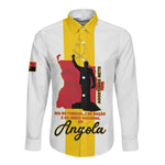 Personalized Dia dos Herois Nacionais de Angola Long Sleeve Button Shirt 17 de Setembro - African Pride