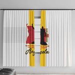 Dia dos Herois Nacionais de Angola Window Curtain 17 de Setembro - African Pride