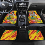 Personalized Ghana Kwame Nkrumah Memorial Day Car Mats Mausoleum Impala Lily - African Pride