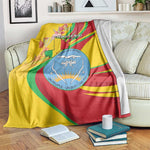 Afro Mali Blanket Happy 65th Anniversary Independence - African Pride