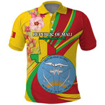 Personalized Afro Mali Polo Shirt Happy 65th Anniversary Independence - African Pride