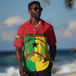 Personalized Guinea-Bissau Hawaiian Shirt Basic Flag Style - African Pride