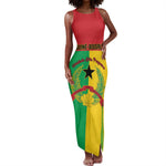 Personalized Guinea-Bissau Tank Maxi Dress Basic Flag Style - African Pride