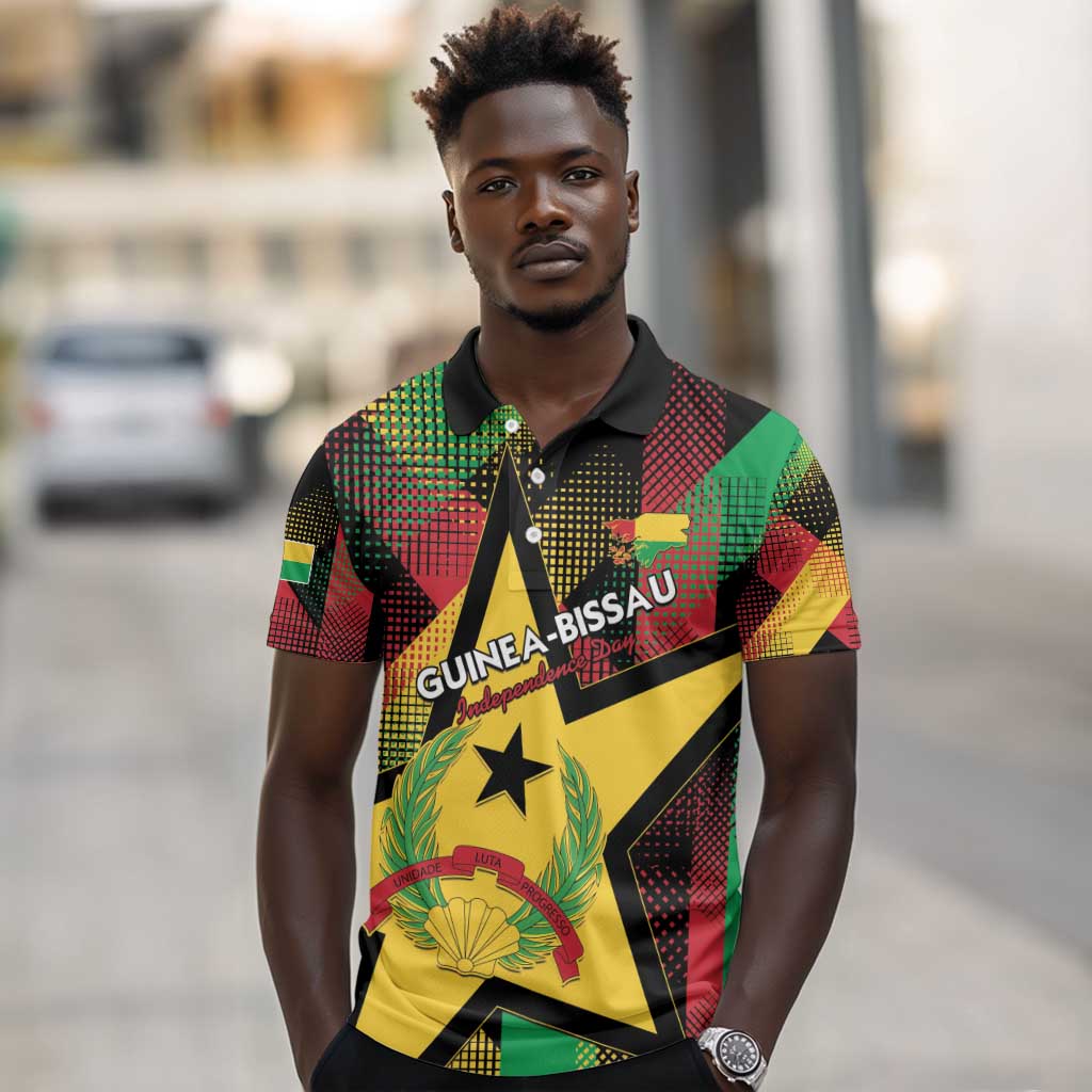Personalized Happy Guinea-Bissau Polo Shirt Independence Day - African Pride