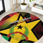 Happy Guinea-Bissau Round Carpet Independence Day - African Pride