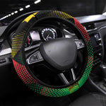Happy Guinea-Bissau Steering Wheel Cover Independence Day - African Pride