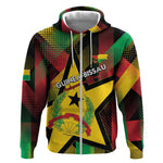 Personalized Happy Guinea-Bissau Zip Hoodie Independence Day - African Pride