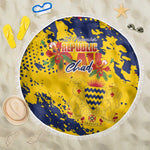 Afro TChad Beach Blanket Happy Republic Day - African Pride