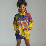 Afro TChad Personalized Hoodie Dress Happy Republic Day - African Pride